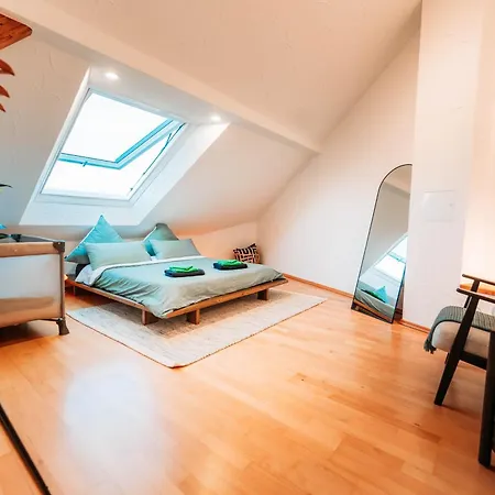 アパート Spacious Penthouse With Ac And Free Parking Steps Away From The Station コブレンツ