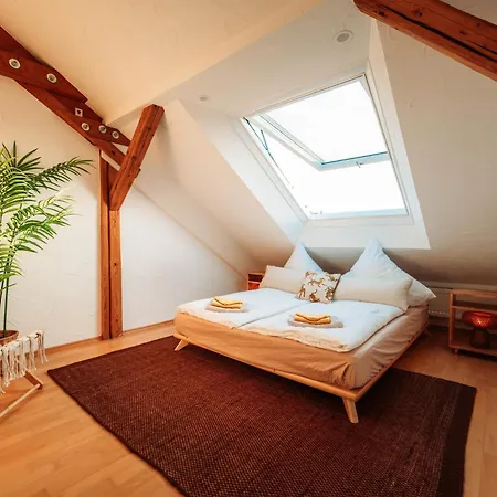 Apartment Spacious Penthouse With Ac And Free Parking Steps Away From The Station