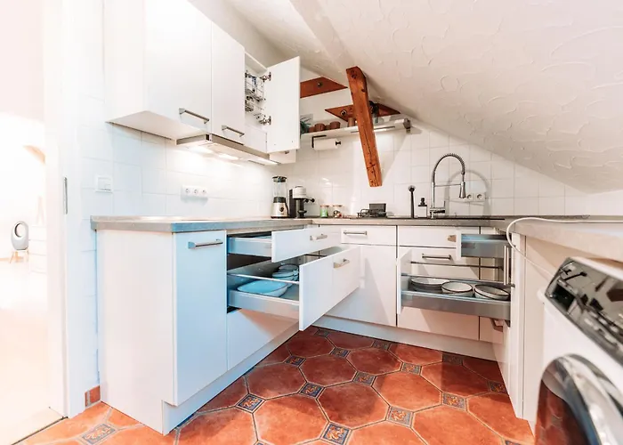 Spacious Penthouse With Ac And Free Parking Steps Away From The Station * Кобленц