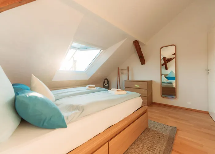 Spacious Penthouse With Ac And Free Parking Steps Away From The Station Апартаменты Кобленц